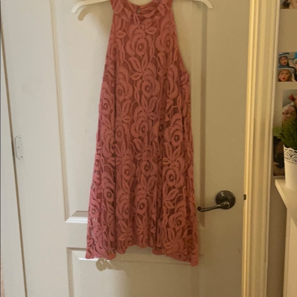 Pink Lace Dress